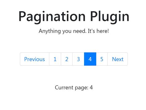 bootstrap 4 pagination.